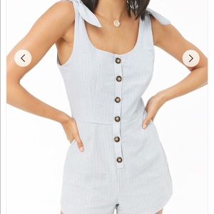 Button front romper